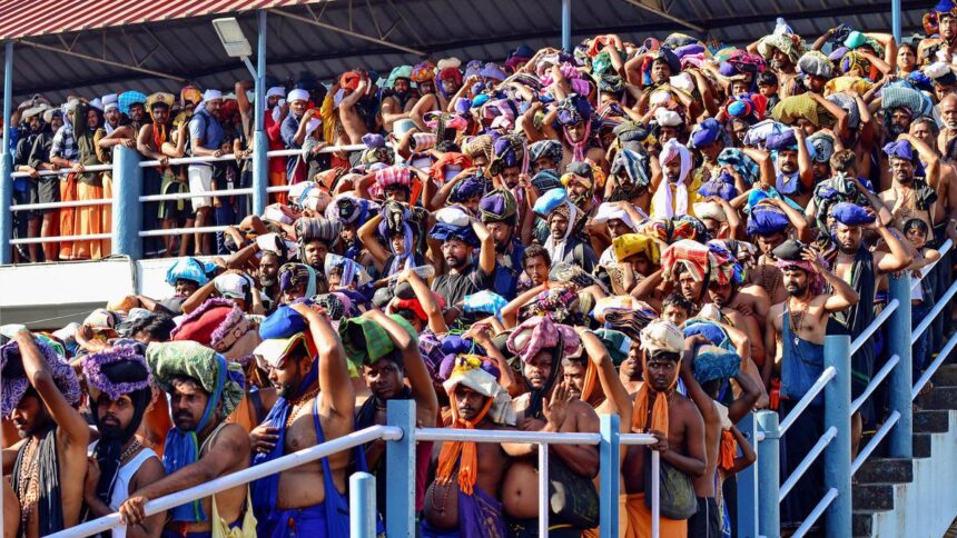 Sabarimala witnesses steady rise in pilgrim inflow