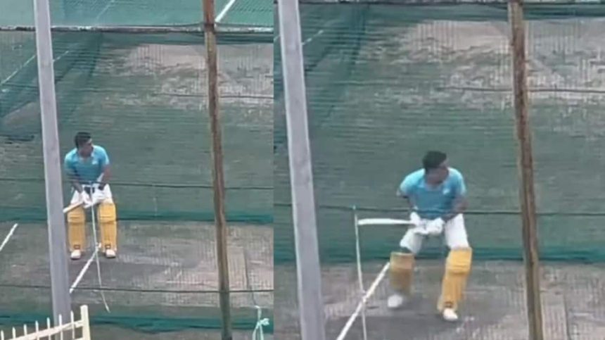 CSK captain MS Dhoni begins prep for IPL 2023 by hitting SIXES during nets session and video goes viral