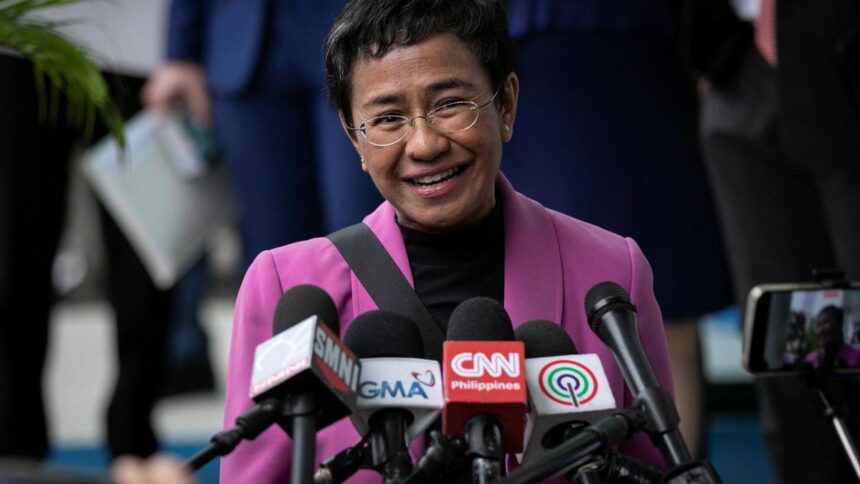 Philippines' Nobel laureate Ressa cleared of tax evasion, calls verdict win for justice