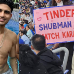 ‘Shubman se Tinder Match Kara do’: Female fan’s Proposal on Placard for Shubman Gill Goes Viral