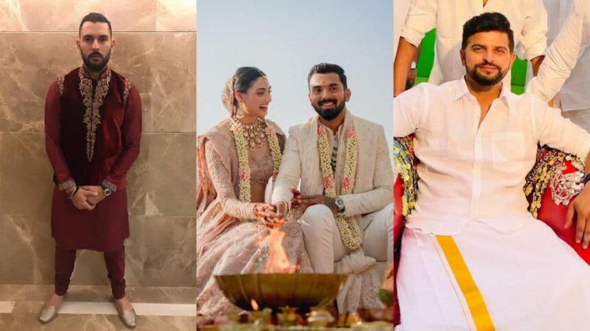 KL Rahul-Athiya Shetty wedding: Yuvraj Singh Suresh Raina wish newly-weds