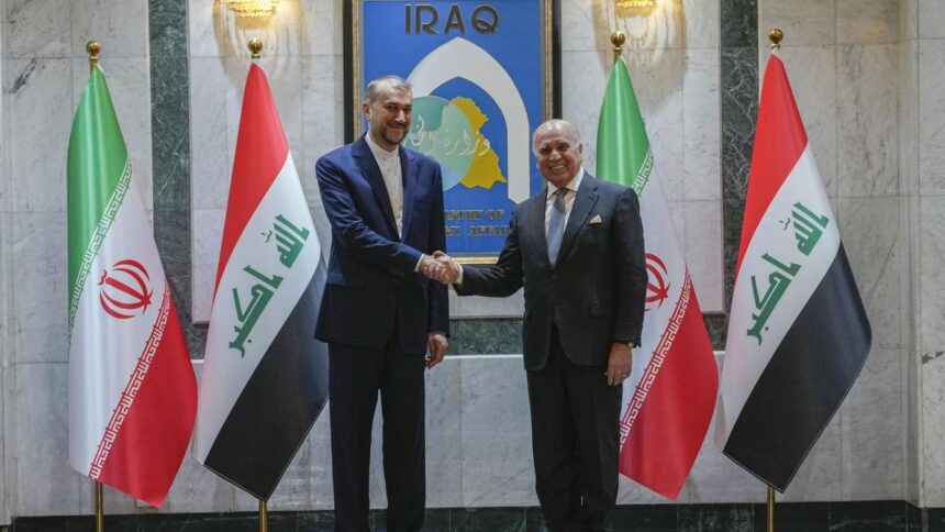 Iran foreign minister in Iraq for security talks