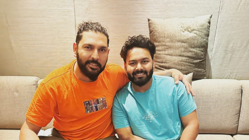 Yurvraj Singh Meets Rishabh Pant For 1st Time After Car Accident; Shares Pic