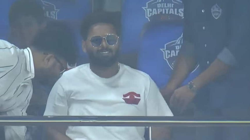 Watch: Fans Can’t Keep Calm As Rishabh Pant Attends DC vs GT Match