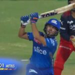 Watch: Mumbai Indians’ Debutant Nehal Wadhera Hits Ball Out Of M Chinnaswamy Stadium, Video Goes Viral