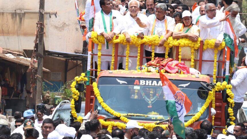 Karnataka elections: Former Chief Minister Jagadish Shettar files nomination as Congress candidate