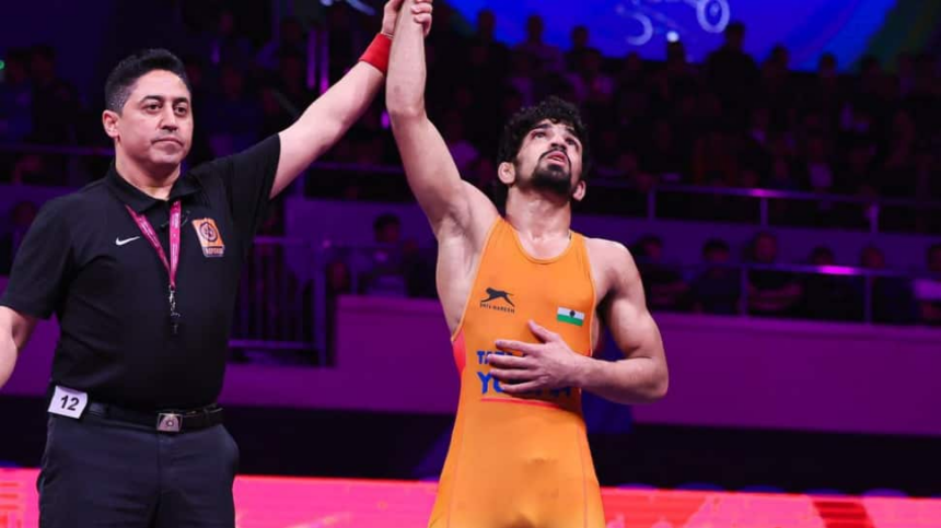 Aman Sehrawat Clinches India’s First Gold Medal In Asian Wrestling Championships 2023