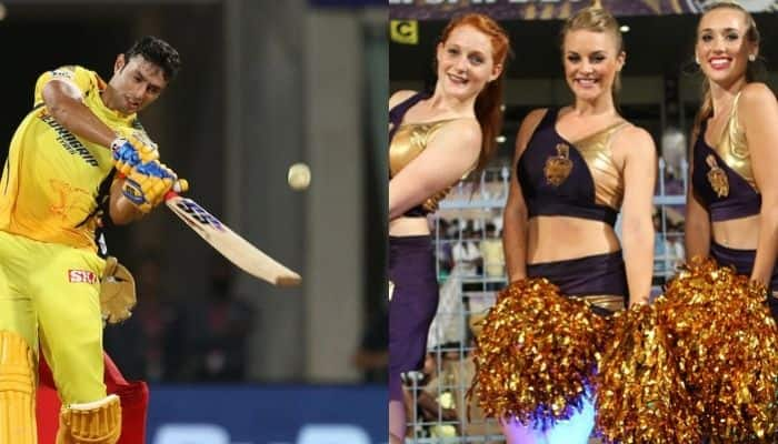 Watch: KKR Cheerleaders Dodge Danger As Shivam Dube Smashes Huge Six