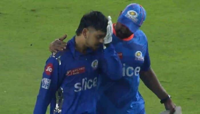 Watch: Ishan Kishan Suffers Freak Eye Injury As He Collides With Chris Jordan, Ruled Out Of GT vs MI IPL 2023 Qualifier 2