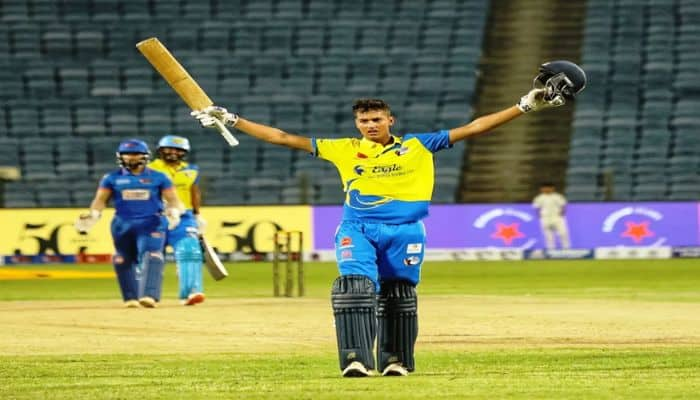 Watch: 13 Sixes, 117 Runs And 4 Wickets, 18-Year-Old Arshin Kulkarni Takes MPL 2023 By Storm