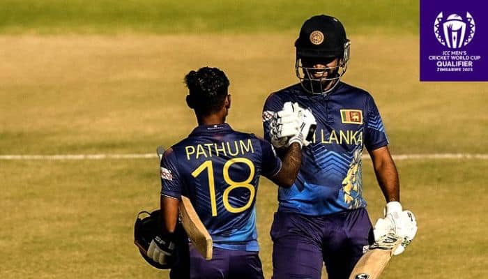 Sri Lanka Dominates West Indies With Nissanka’s Century And Theekshana’s 4-Wicket Haul In World Cup Qualifier