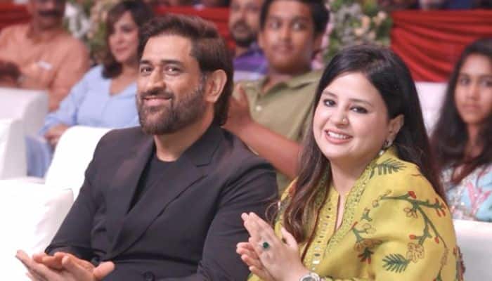 MS Dhoni, Sakshi Dhoni Make Grand Appearance At LGM Trailer Launch In Chennai