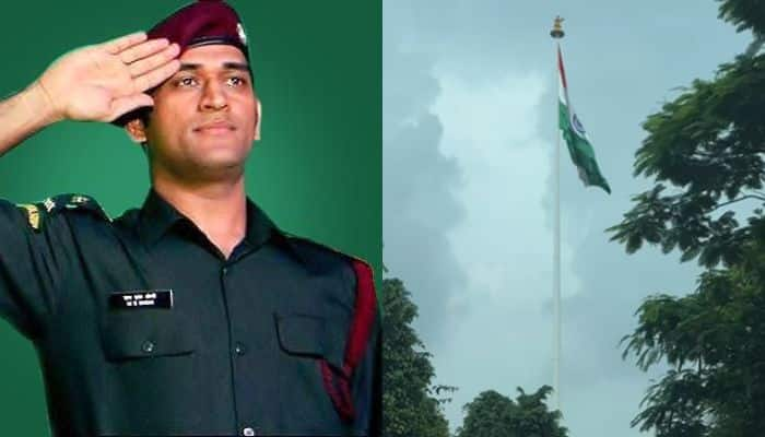 MS Dhoni Raises Indian Flag On Independence Day At Ranchi Farmhouse, Sakshi Dhoni Shares Video