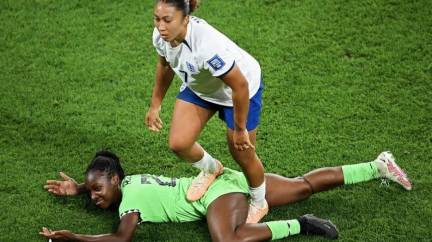 Watch: Lauren James Sent Off After Stepping On Nigeria Player During FIFA Women’s World Cup 2023 Clash