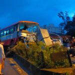 50-year-old statue of General K.S. Thimayya in Madikeri topples over in a KSRTC bus accident