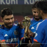 WATCH: Suryakumar Yadav Continues MS Dhoni’s Tradition, Hands Over Winning Trophy To Youngsters After T20 Series Win Over Australia