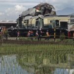 Trains collide on Indonesia’s main island of Java, killing at least 3 people