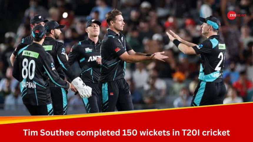 NZ vs PAK 1st T20I: Tim Southee Scripts History By Completing 150 Wickets In T20I Cricket