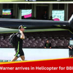 WATCH: David Warner Arrives At SCG In Helicopter For Sydney Sixers Vs Sydney Thunders