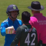 WATCH: India Captain Uday Saharan Gets Involved In Heated Spat With Bangladesh’s Ariful Islam During World Cup Match