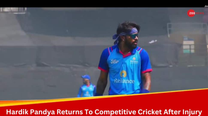 Hardik Pandya Returns To Competitive Cricket After World Cup Injury, Here’s How He Performed