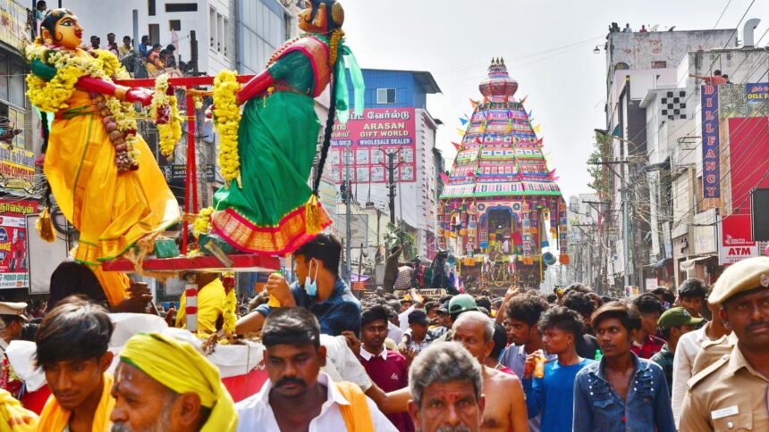 Coimbatore’s Koniamman temple car festival through the years