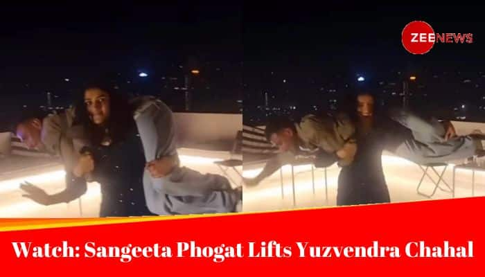 Sangeeta Phogat Lifts Yuzvendra Chahal in Viral Video During Jhalak Dikhla Jaa Party