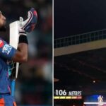 WATCH: Nicholas Pooran Sends Ball Out The Park Against Reece Topley With A 106 Meter Six During RCB vs LSG Match