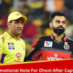 IPL 2024: After MS Dhoni Steps Down As CSK Captain, Virat Kohli Pens Emotional Note For ‘Thala’