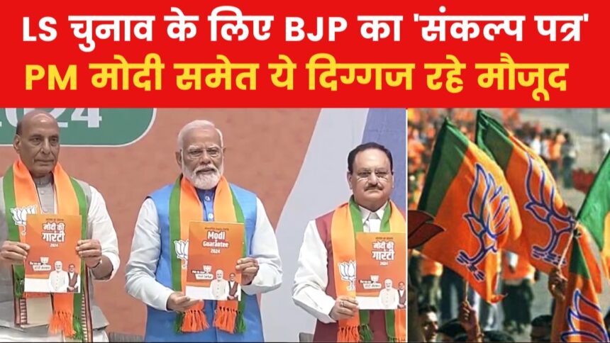 लोकसभा चुनाव के लिए BJP ने जारी किया घोषणा पत्र, किन मुद्दों पर रहा फोकस, देखें