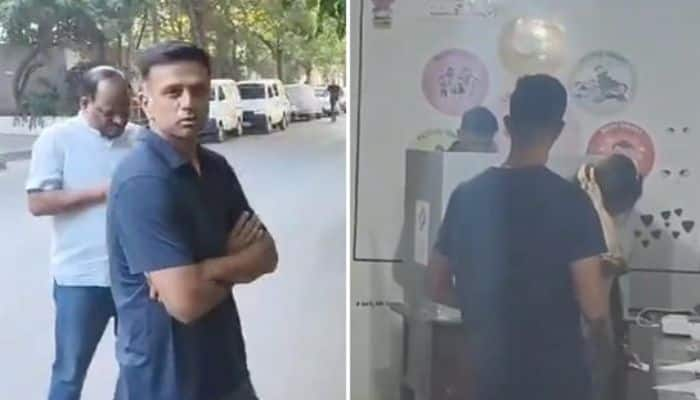 Dravid’s Simplicity Wins Hearts Again As India’s Head Coach Stands In Queue To Vote, Video Goes Viral