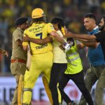 Man enters ground to meet Dhoni during IPL match in Gujarat, arrested