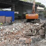 Highways Department demolishes Ukkadam bus stand in Coimbatore for flyover work