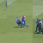 Fan Invades Pitch To Hug Rohit Sharma During Ind vs Ban Warm-Up Match In New York, Cricketer Asks Security To Be Kind