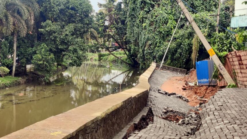 Falling trees damage houses; all quiet on Chellanam coast