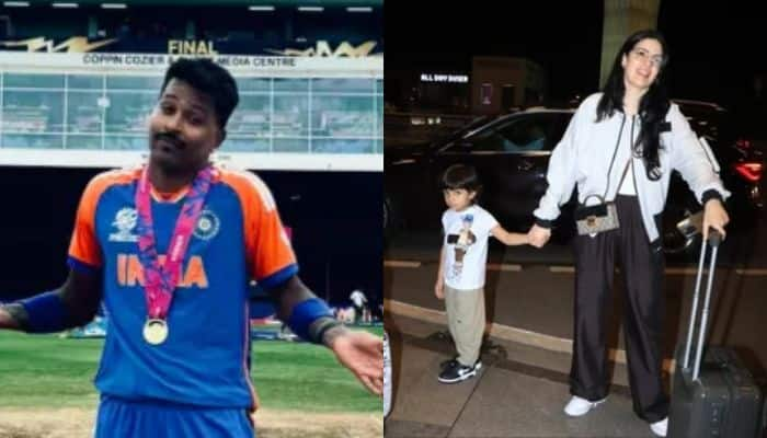 Amidst Divorce Rumors, Hardik Pandya’s Wife Natasa Stankovic Flies To Serbia With Son Agastya